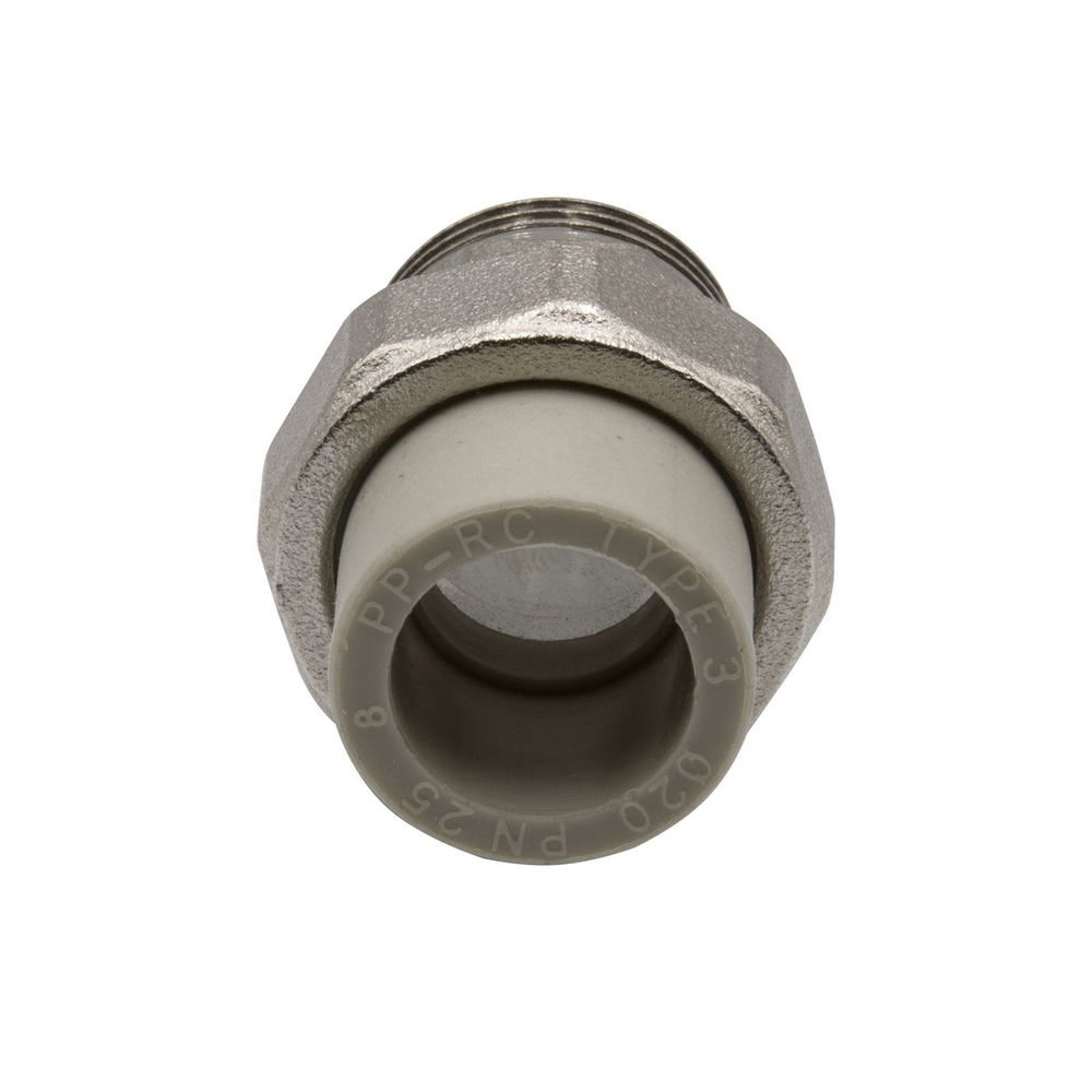 Муфта комб. разъемная, нар 20х3/4" EVER® СЕРЫЙ (Россия)