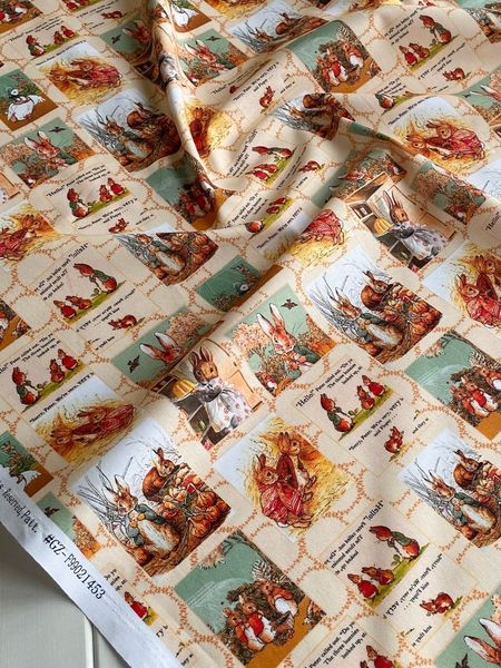 КРОЛИК - КАРТИНКИ, отрез 50 см, 100% хлопок Handmade Fabrics 3