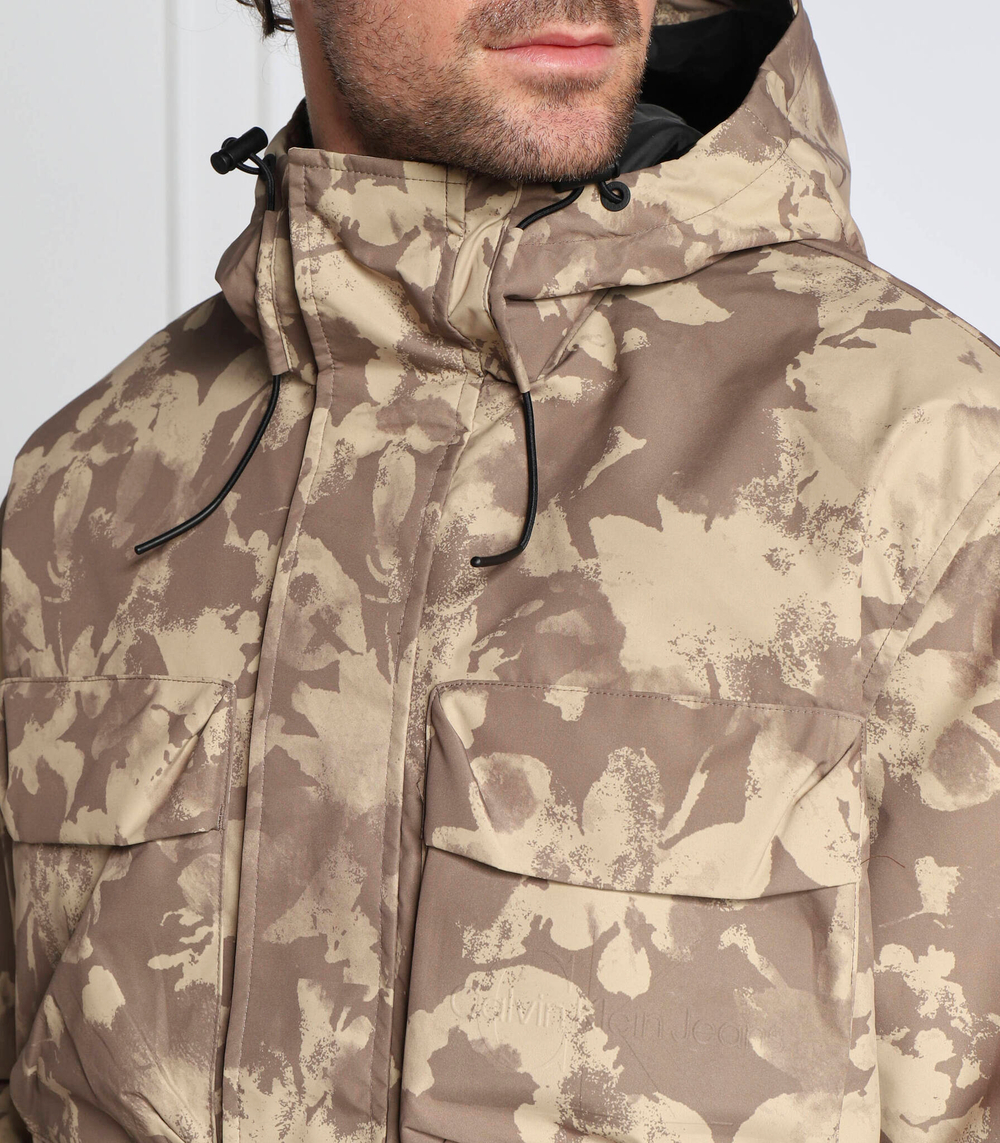 куртка technical windbreaker CALVIN KLEIN JEANS - коричневый(J30J322645)