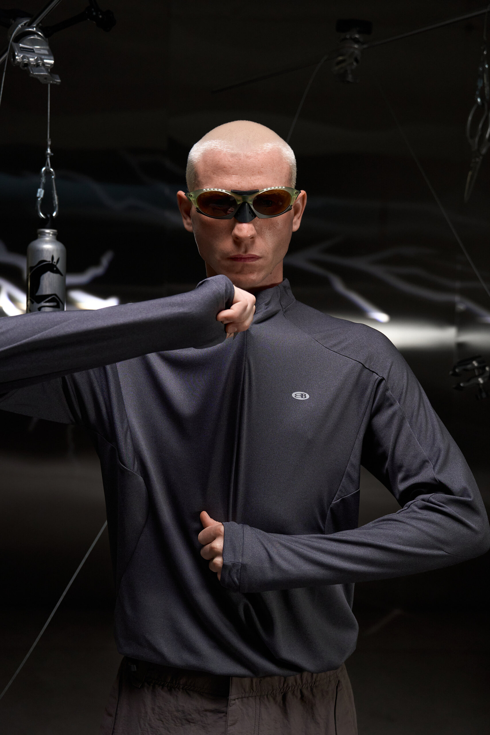 Лонгслив Blue Monte Half-Zip Training Long Sleeve "Guan Danqing"