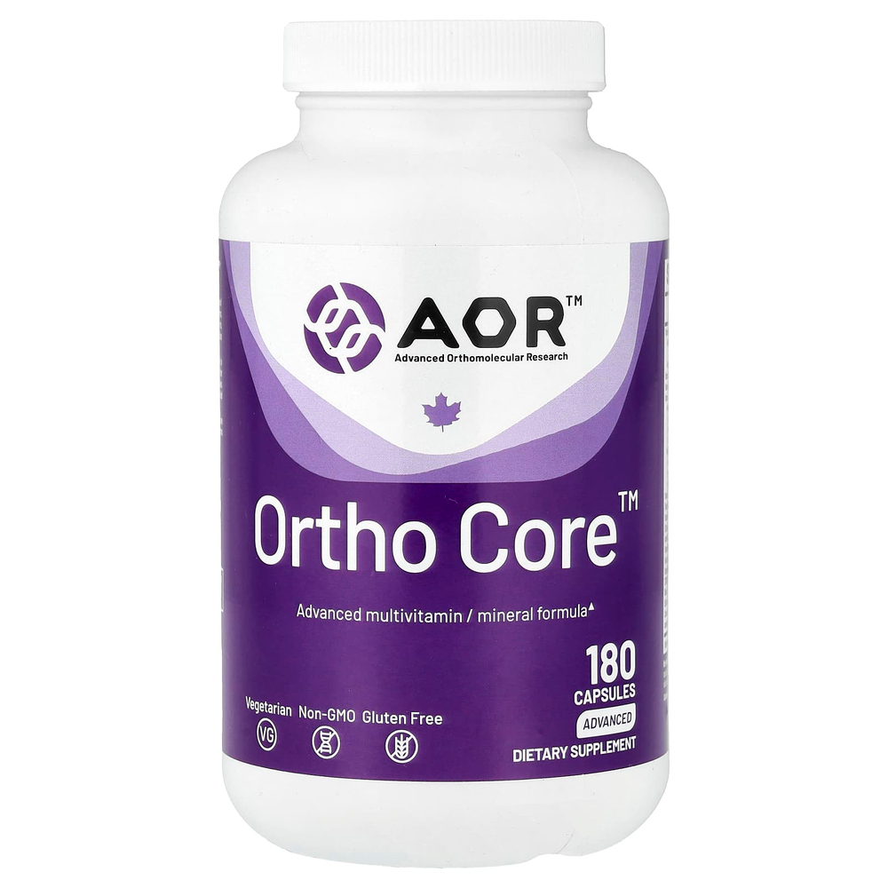 Advanced Orthomolecular Research AOR, Ortho Core, 180 капсул