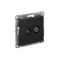 Розетка мультимедийная двойная ТВ + компьютерная RJ45 Cat 5e Systeme Electric AtlasDesign Карбон ATN001089