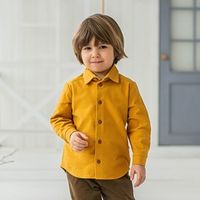 Рубашка фланелевая "Горчица"