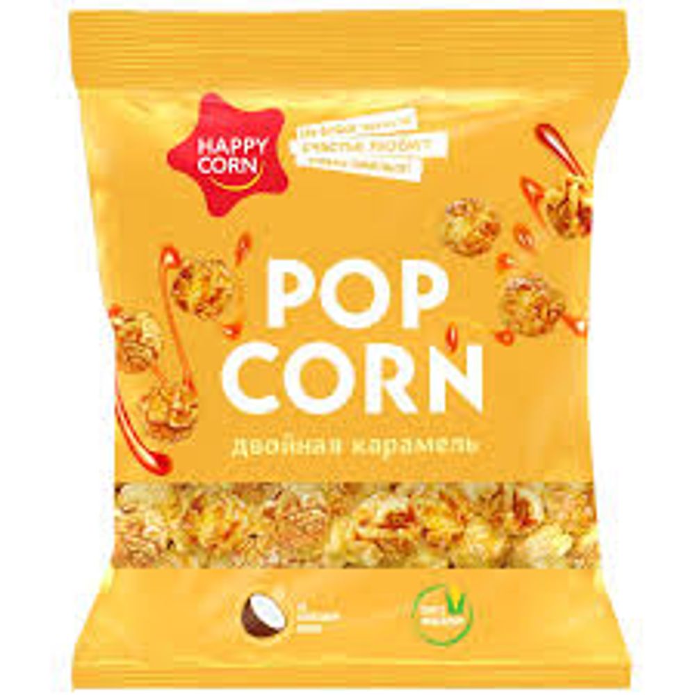Воздуш. Кукуруза Happy Corn Двойная Карамель 80г
