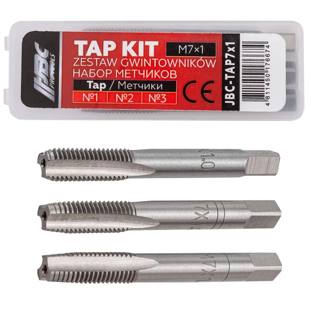Метчик M7x1 (3шт) JBC JBC-TAP7x1