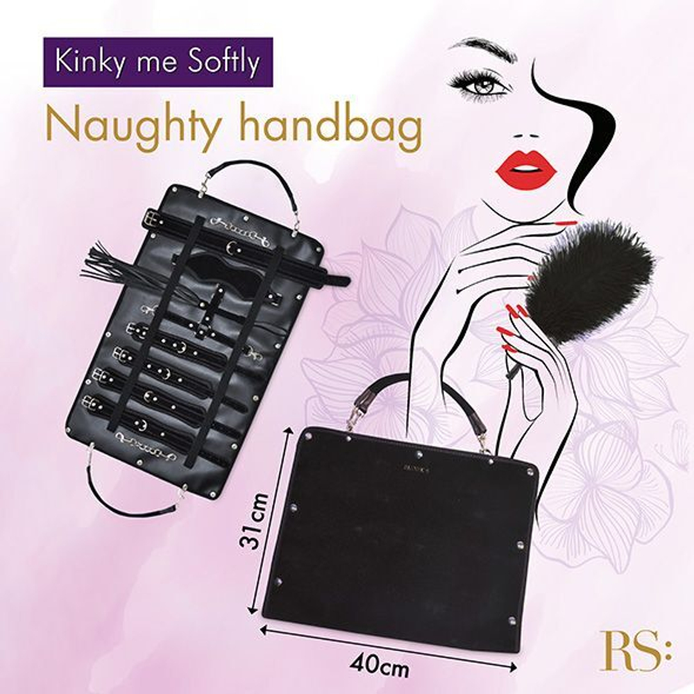 БДСМ-набор в черном цвете Kinky Me Softly (Цвет: черный)
