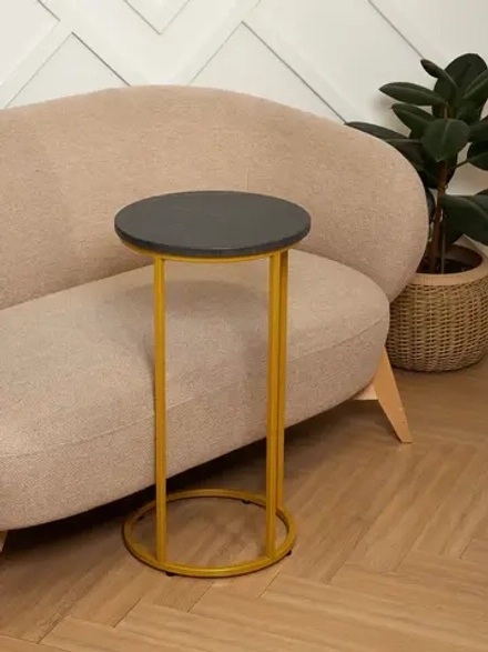 Журнальный столик круглый приставной