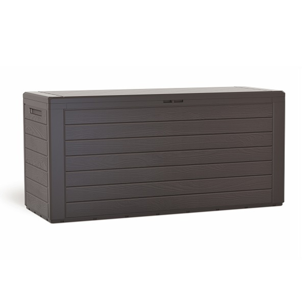 Пластиковый сундук Prosperplast Woodebox 280 л wenge