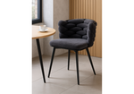 Стул на металлокаркасе Woodville Rendi gray-blue, black, ножки черные