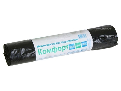 Мешки для мусора 60л 30шт Комфорт 12мкр
