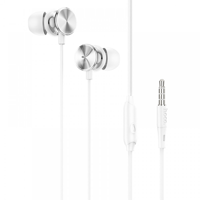 Проводные наушники M96 Platinum universal headphones with microphone elegant silver