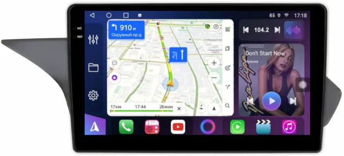 Магнитола для Mercedes-Benz E W212 седан 2012-2015 NTG 4.5 - FarCar S400-TS18 монитор 10.36" QLED на Android 14, CarPlay, 4G SIM-слот