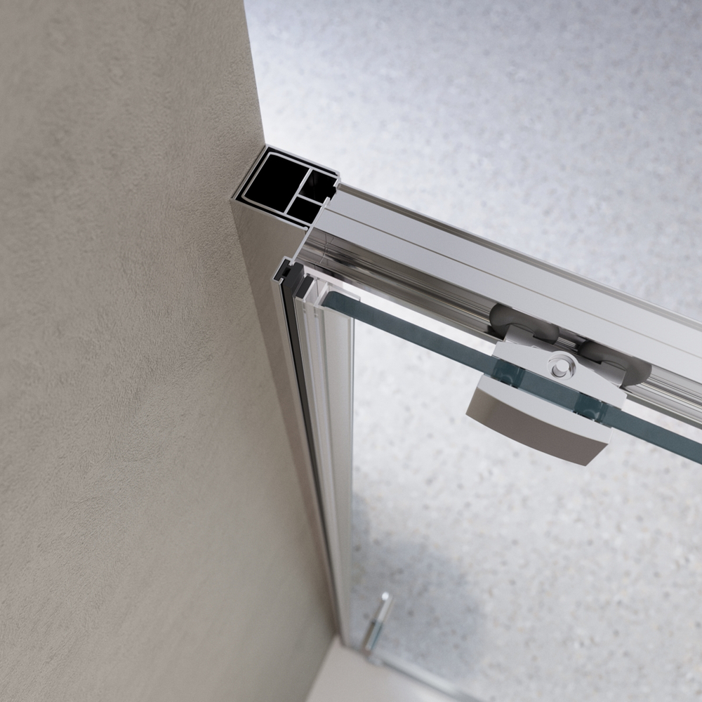 Дверь в проём BelBagno LUCE-BF-1-140-C-Cr
