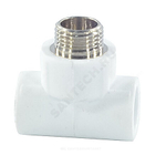 Тройник PP-R комбинированный белый Дн 25х1/2" НР PRO VALFEX 10128125-PRO