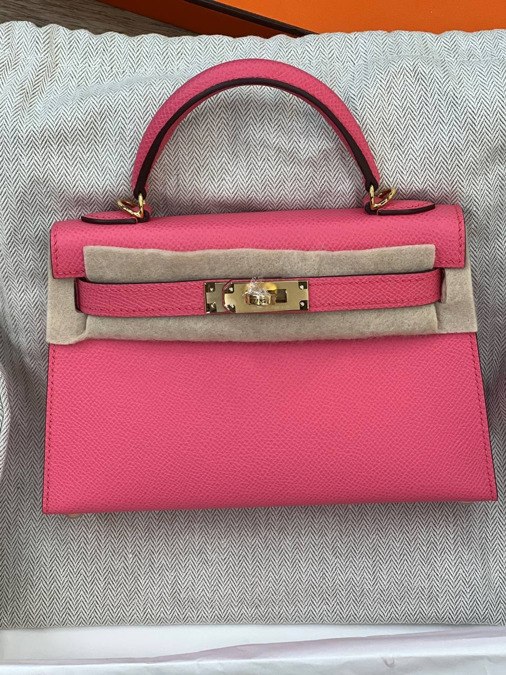 Сумка Hermes Kelly Mini Epsom ручной шов