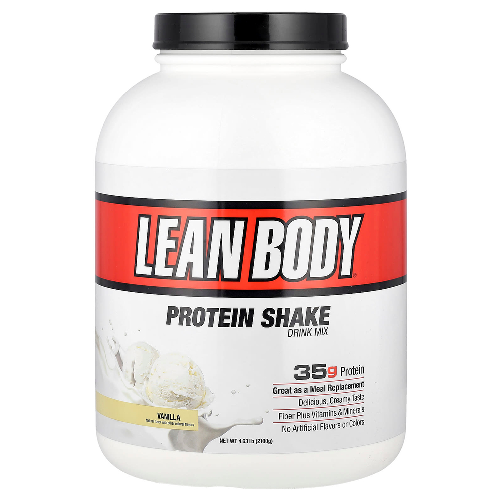 Labrada Nutrition, Lean Body, протеиновая смесь для приготовления коктейля, ваниль, 2100 г (4,63 фунта)