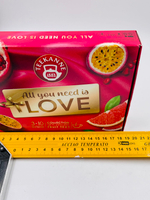 Чай фруктовый TEEKANNE LOVE Collection ассорти (гранат-маракуйя-грейпфрут), 30 пакетиков, 67,5 г (Австрия)