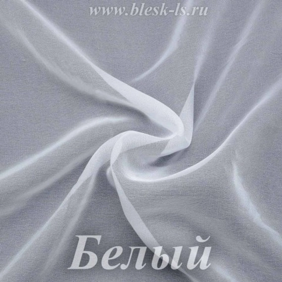 Шифон 36гр/м2 - Белый, розница от 30 см