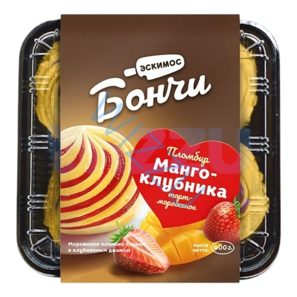 Торт Мороженное Bonci Манго-клубника 400гр