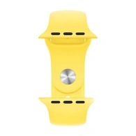 Ремешок Gurdini Sport Band (силиконовый) Apple Watch 38mm/40mm (S/M) Lemon Cream