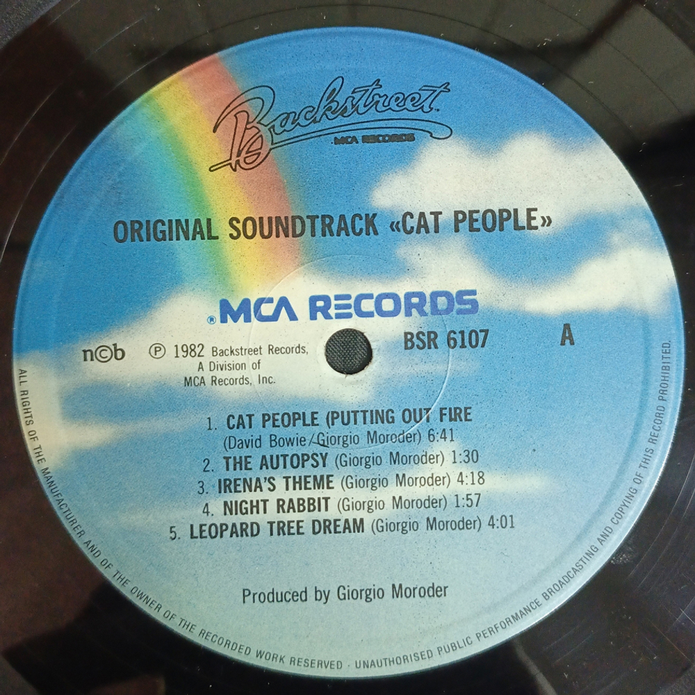 Giorgio Moroder / Cat People (Original Soundtrack)(LP)