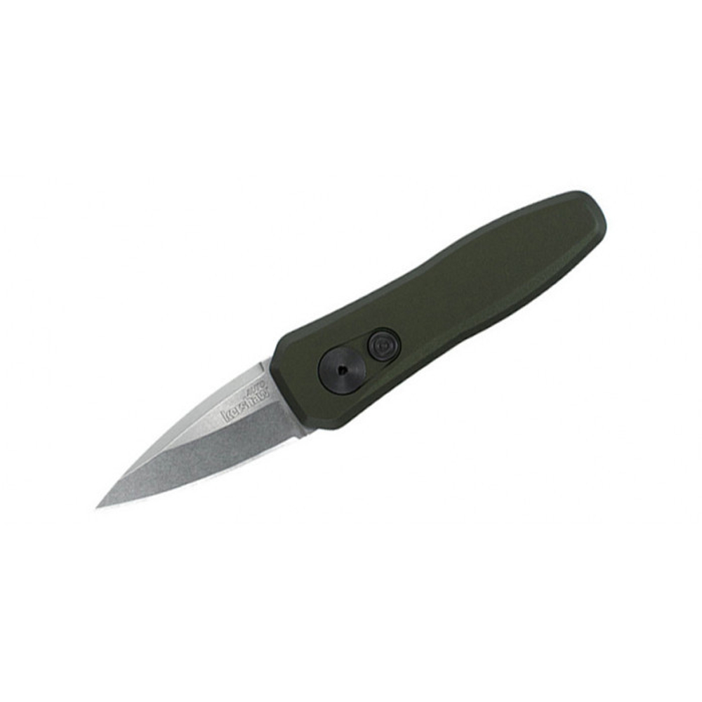 Автоматический нож Kershaw 7500OLSW Launch 4, маленький, зелёная рукоять