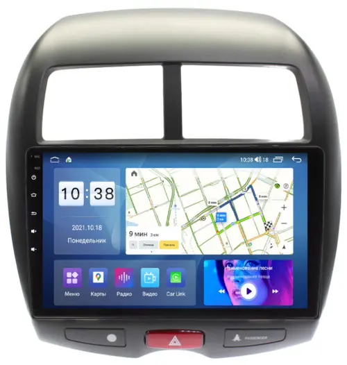Магнитола для Mitsubishi ASX, Peugeot 4008, Citroen C4 Aircross 2010-2016 - Parafar PF026UHD на Android 13, Быстрая, QLED, CarPlay, 4G SIM-слот