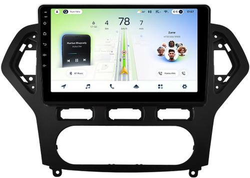 Магнитола для Ford Mondeo 4 2007-2010 (рамка чёрная) - Teyes CC4L монитор 10.1" IPS, Android 14, Быстрая, Snapdragon 662, CarPlay, 4G SIM-слот