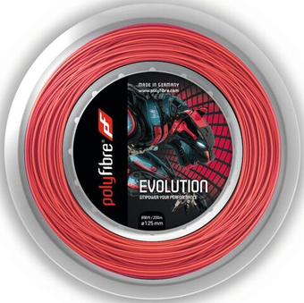 Теннисные струны Polyfibre Evolution (200 m) - красный