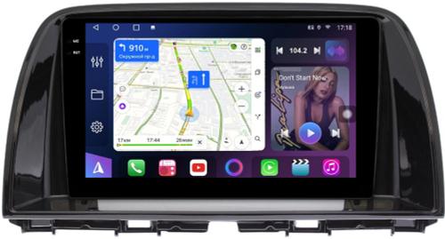 Магнитола для Mazda CX-5 2015-2017 (ШГУ цветной) - FarCar S500-TS20 монитор 9.5" 2K QLED на Android 14, Быстрейшая, CarPlay, 4G SIM-слот