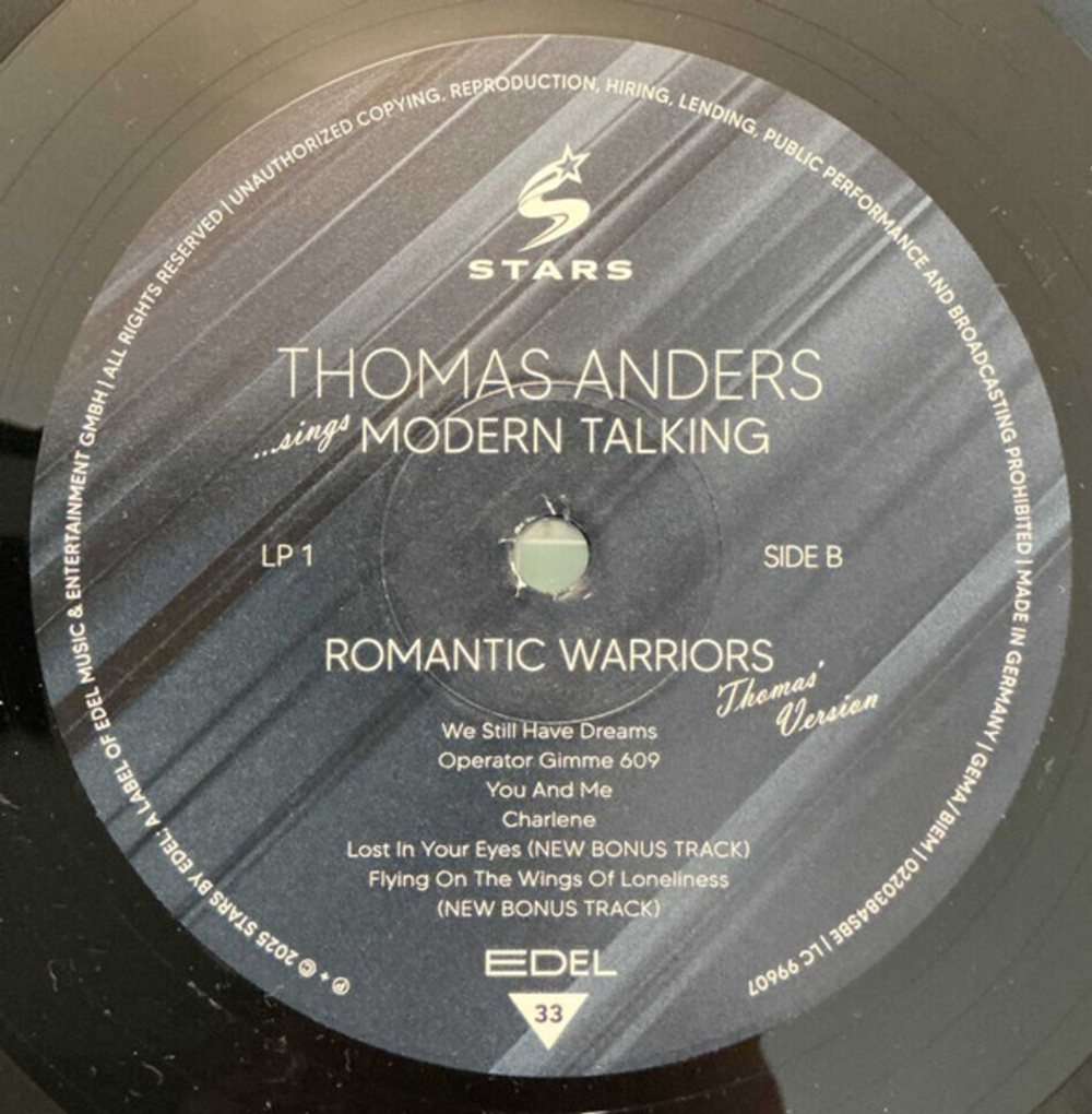 Thomas Anders / ...Sings Modern Talking - Romantic Warriors - Thomas' Version (2LP)