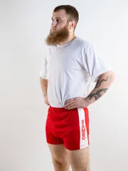 Шорты для самбо BoyBo красные, BS350