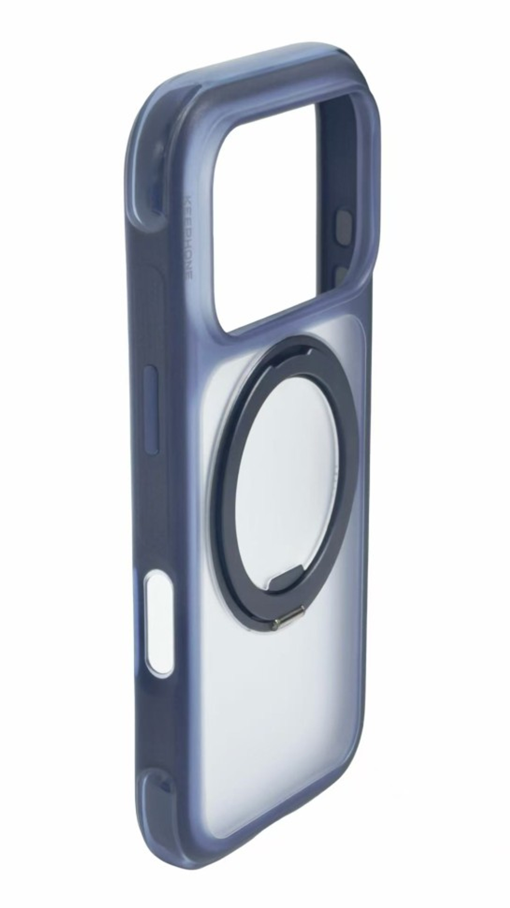 Накладка для i-Phone 17 Pro Keephone Monica Airbag Pro сине-прозрачный