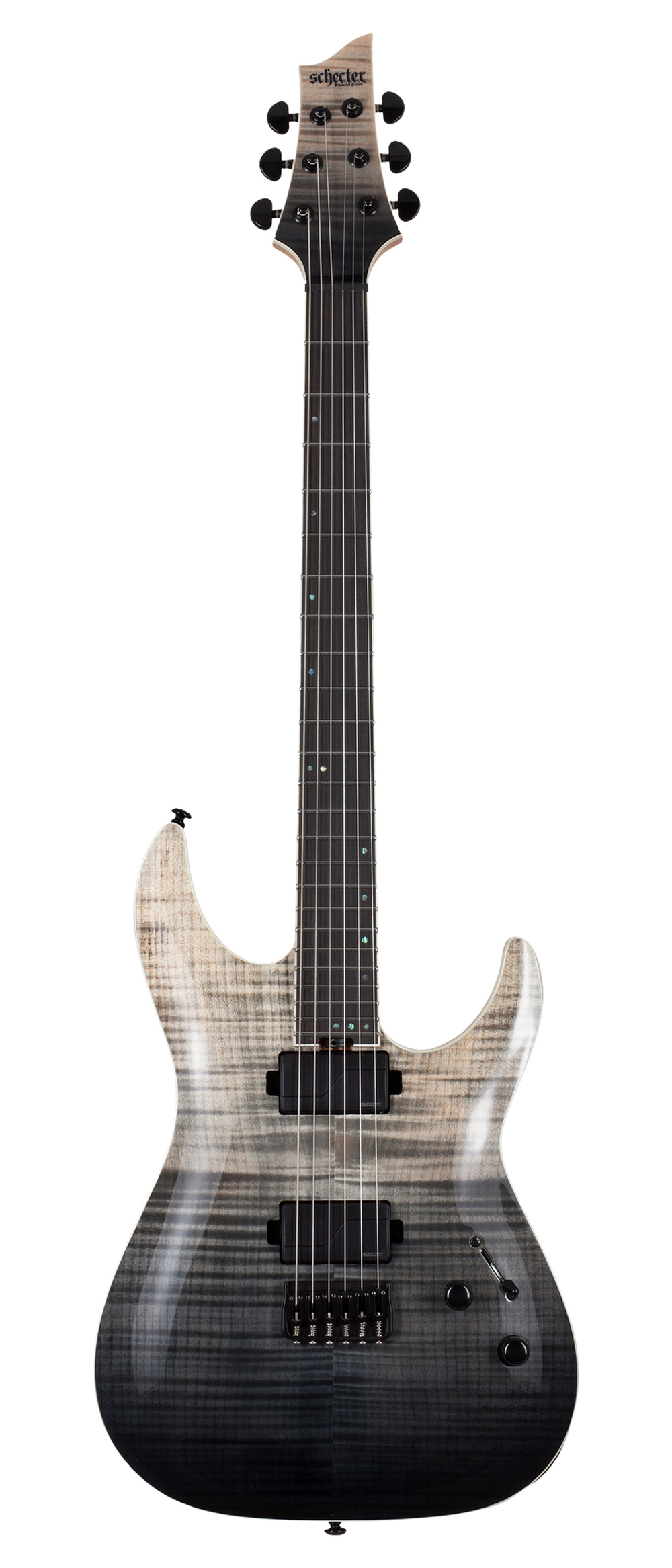 Schecter C-1 SLS ELITE BLACK FADE BURST