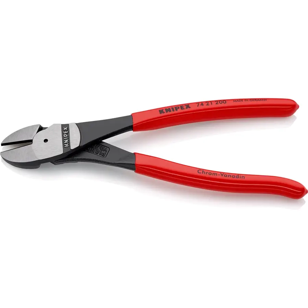 Кусачки боковые особой мощности черненые 200 мм Knipex 74 21 200