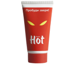 Гель-смазка возбуждающая HOT пробуди зверя с женьшенем ,50 мл