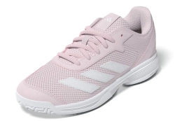 Детские теннисные кроссовки Adidas Courtflash K - distilled pink/cloud white/cloud white