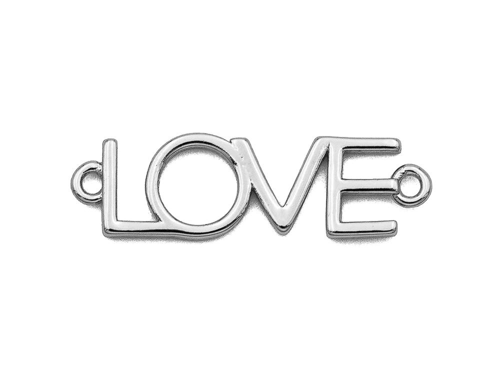 Коннектор-подвеска "Любовь" ("LOVE") 25мм
