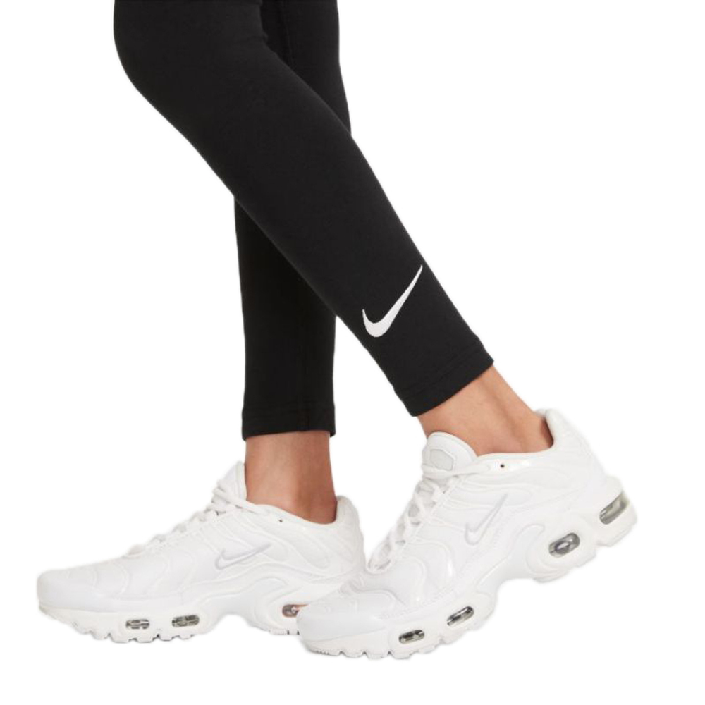 Штаны для девочки теннисные Nike Sportswear Favorites Swoosh Legging G - черный