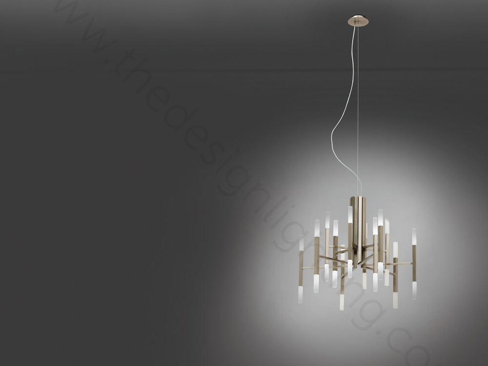 Pendant design lamp  THE LIGHT by Alma 36 lampshades (White)