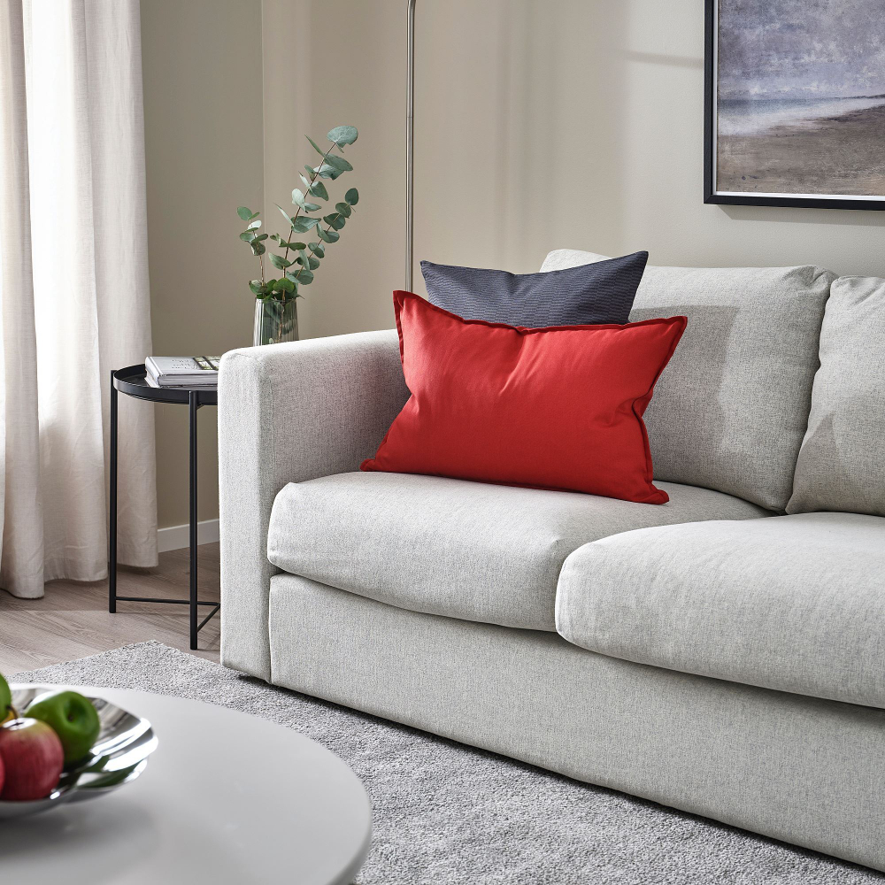 Чехол на подушку IKEA GURLI (ГУРЛИ), Красный, 40x58 см