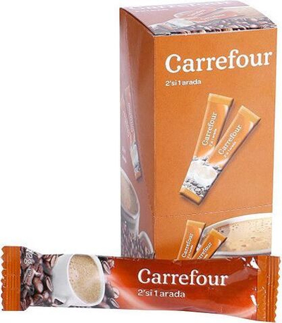Carrefour Кофе растворимый 2в1 Arada 120 г (10пакетика по 12 г) (Турция)