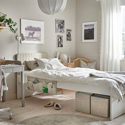 IKEA SLÄKT  (ИКЕА СЛЭКТ)  -  Коробка для хранения - бежевая 55x33x33 см