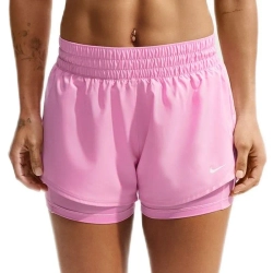 Женские Шорты теннисные Nike Dri-Fit One 2-in-1 - pink rise/white