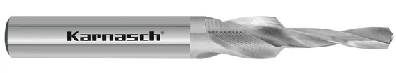 Короткое ступенчатое сверло Karnasch M4, 90°, HSS-XE, арт. 40.1070.040