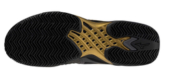 Мужские кроссовки теннисные Mizuno Wave Exceed Tour 6 CC 10TH - black/iron gate gold