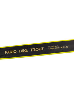 Удилище спиннинговое Fish Crystal Fario Lake Trout, 2 секции, длина 1.8 м, тест 0.5-5 г