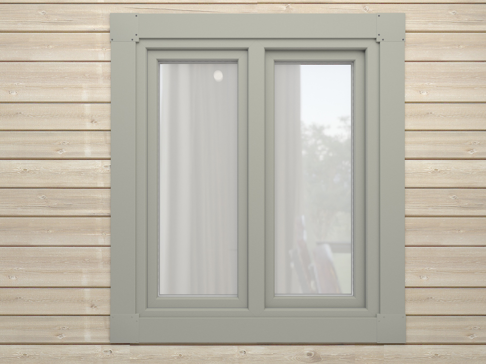 Алюминиевый наличник скрытого крепления /Ral/Tikkurila плоский 10*70*10 мм – 2 м