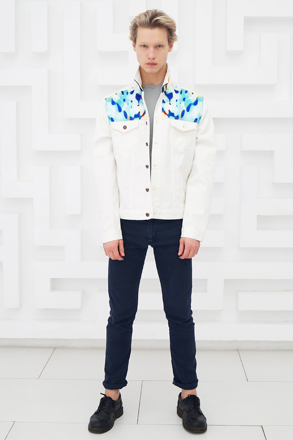 LIGVIANNI Джинсовая куртка Denim Jacket Leopard