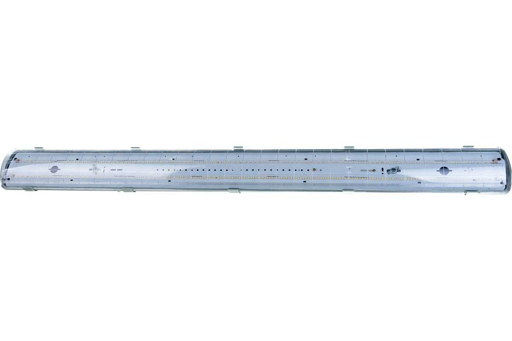 Светильник LED ДСП Айсберг 40W-5000Лм IP65 5000К прозрачн. с БАП 3ч 1262х124х85мм vs101-40-tr-5k-li3h